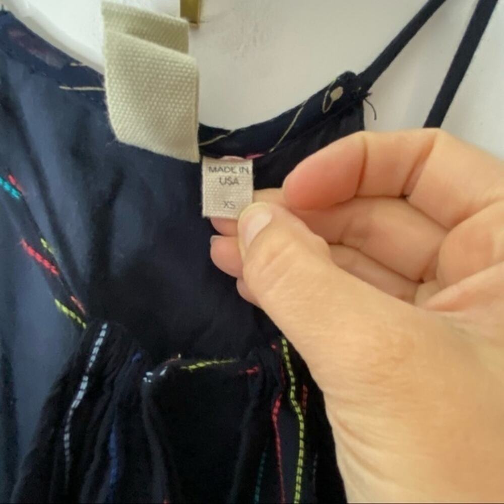 Anthropologie Dolan Blue Striped Jumpsuit Size XS Summer Vacation - Picture 7 of 10